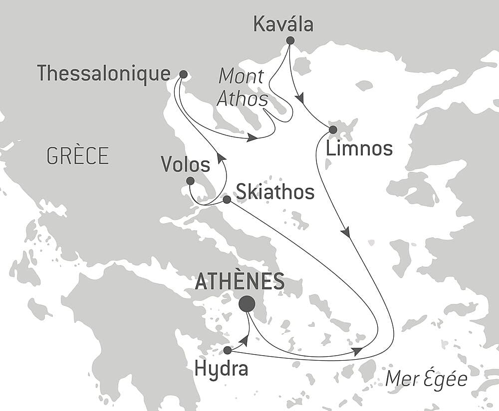 Les îles grecques avec Nemanja Radulovic et ses amis