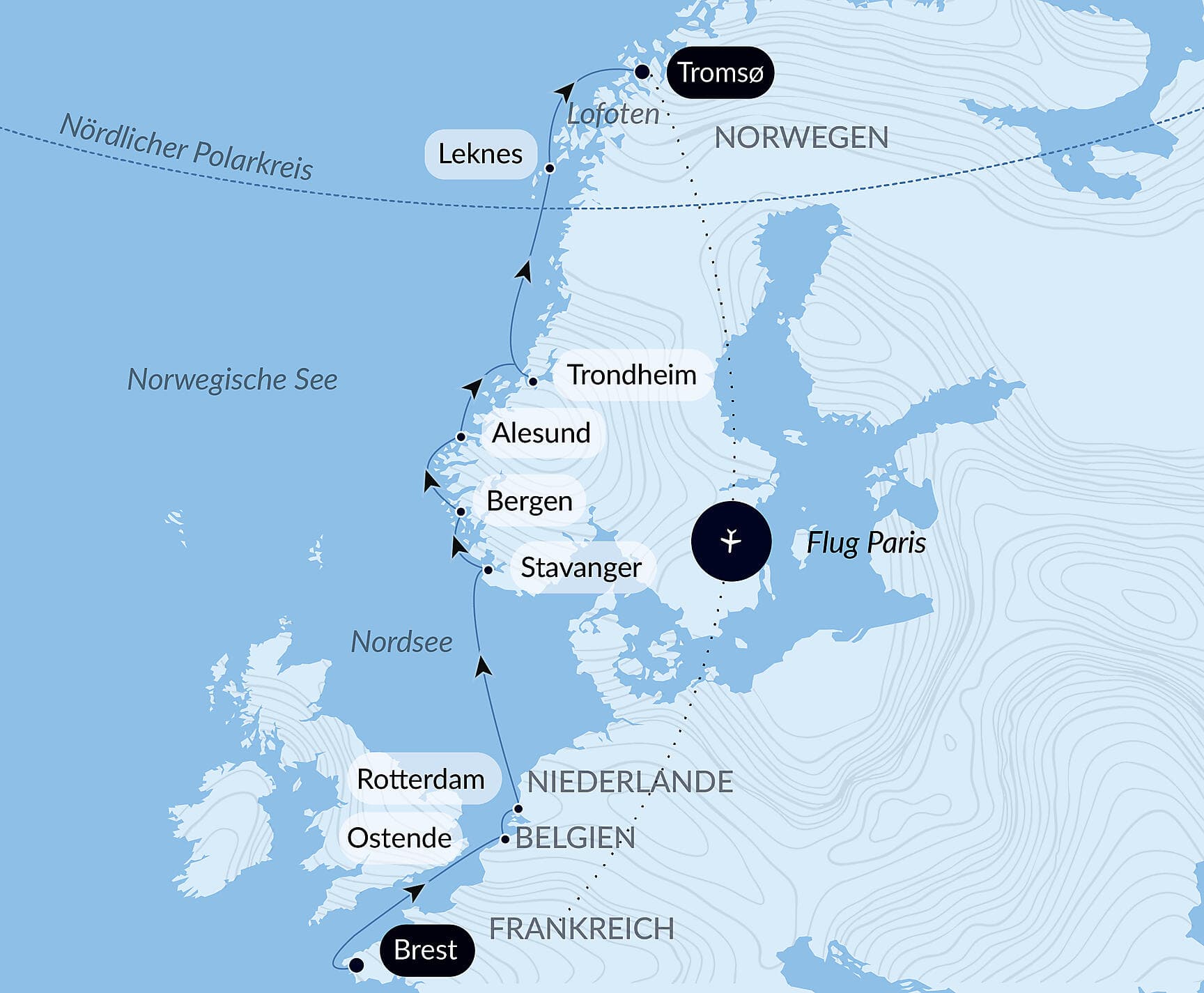 Trésors des mers du Nord et de Norvège 