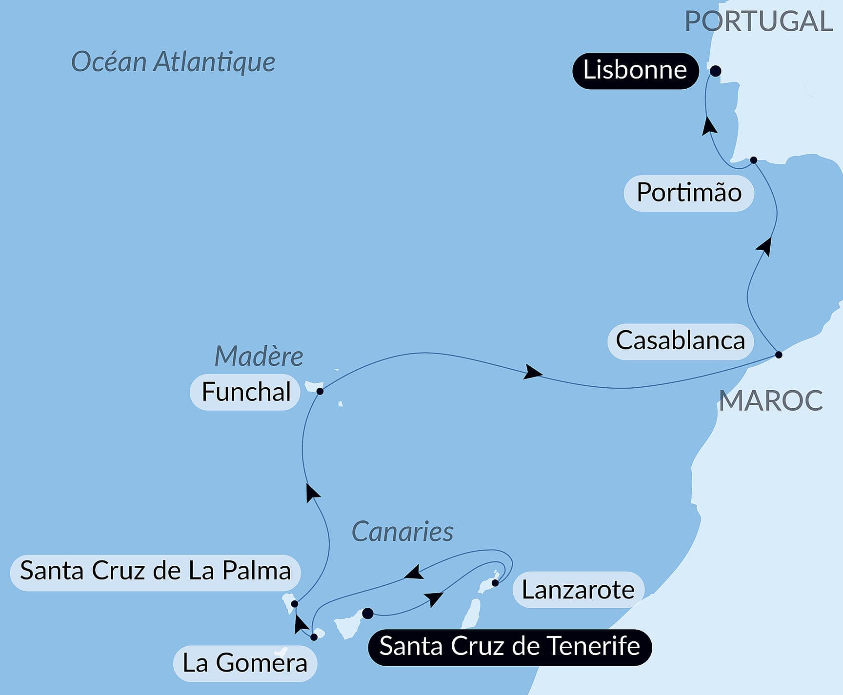 Îles volcaniques et cités historiques de l'Atlantique Nord