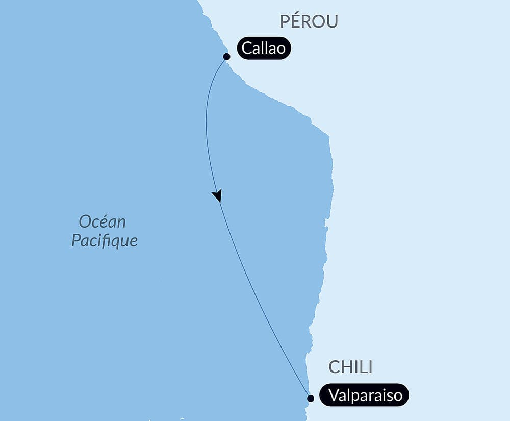 Voyage en Mer : Callao - Valparaiso null