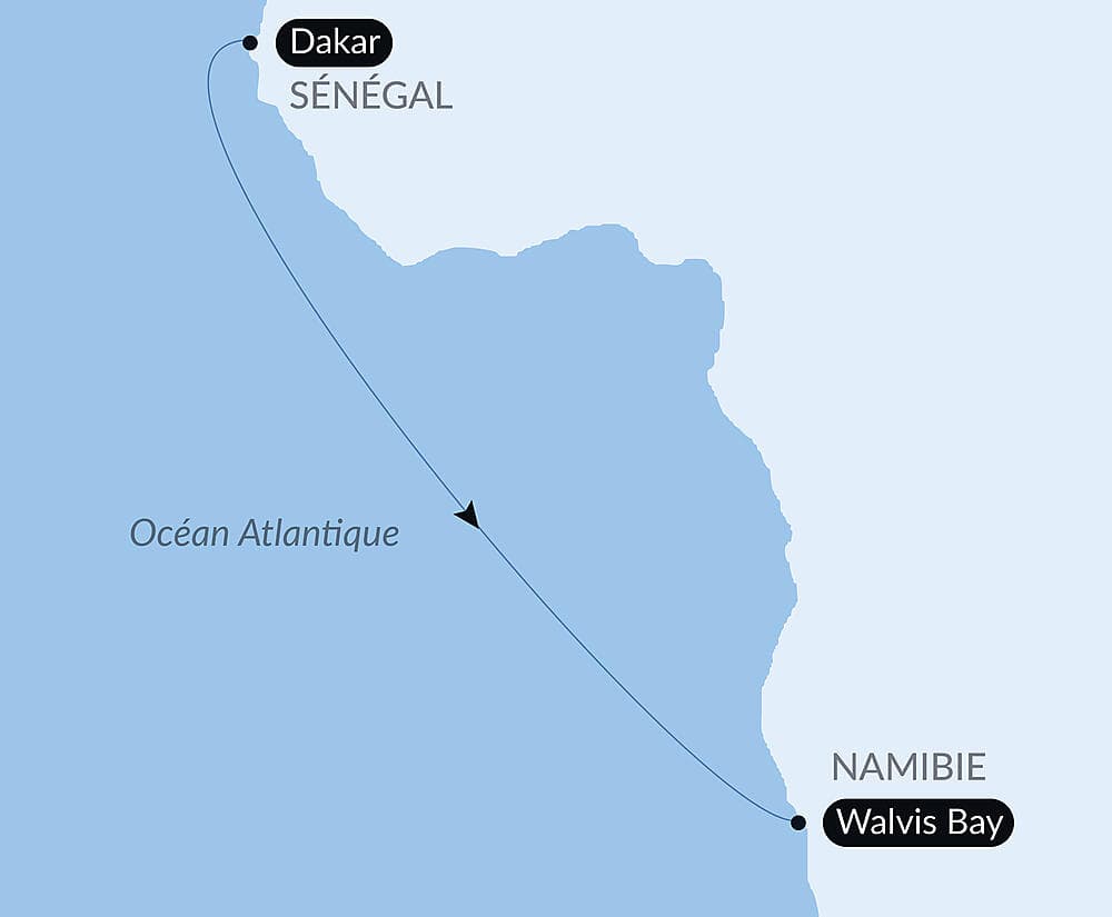 Voyage en Mer : Dakar - Walvis Bay null