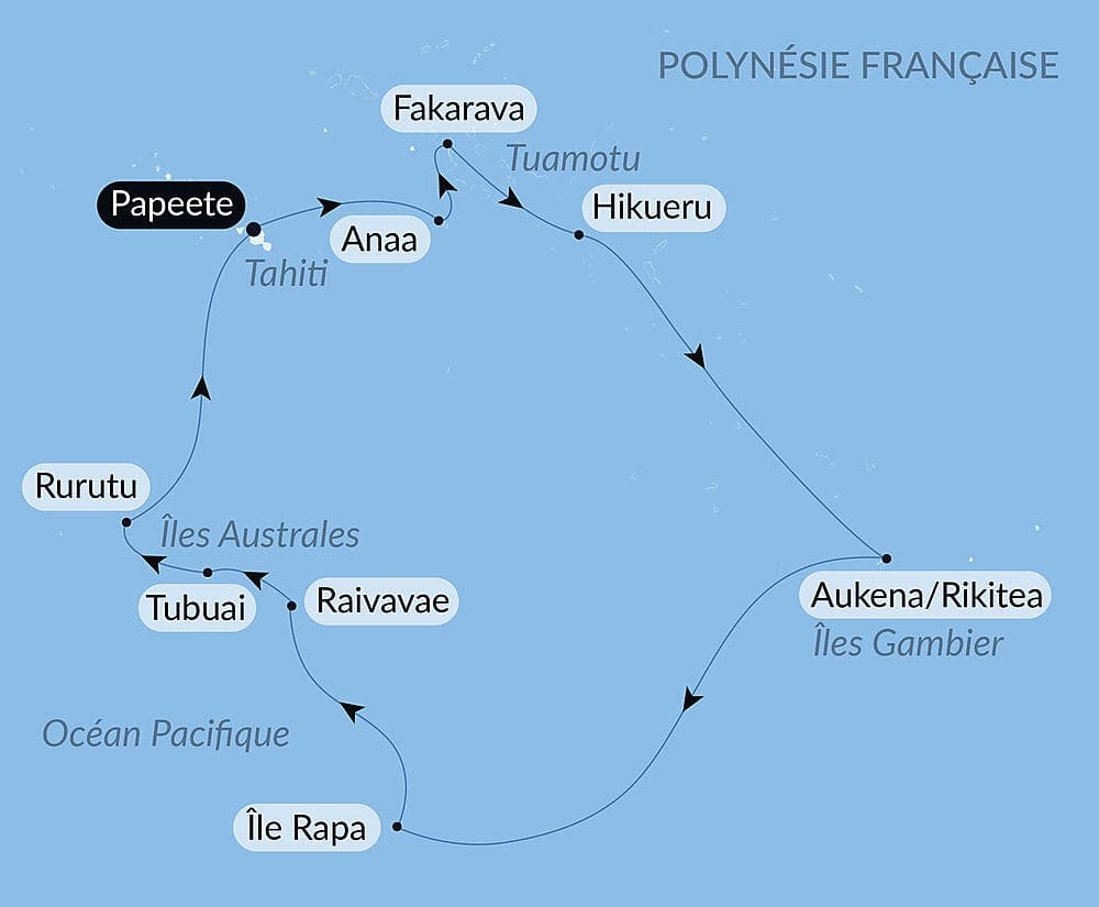 Polynésie secrète : Tuamotu inédites, îles Gambier et îles Australes