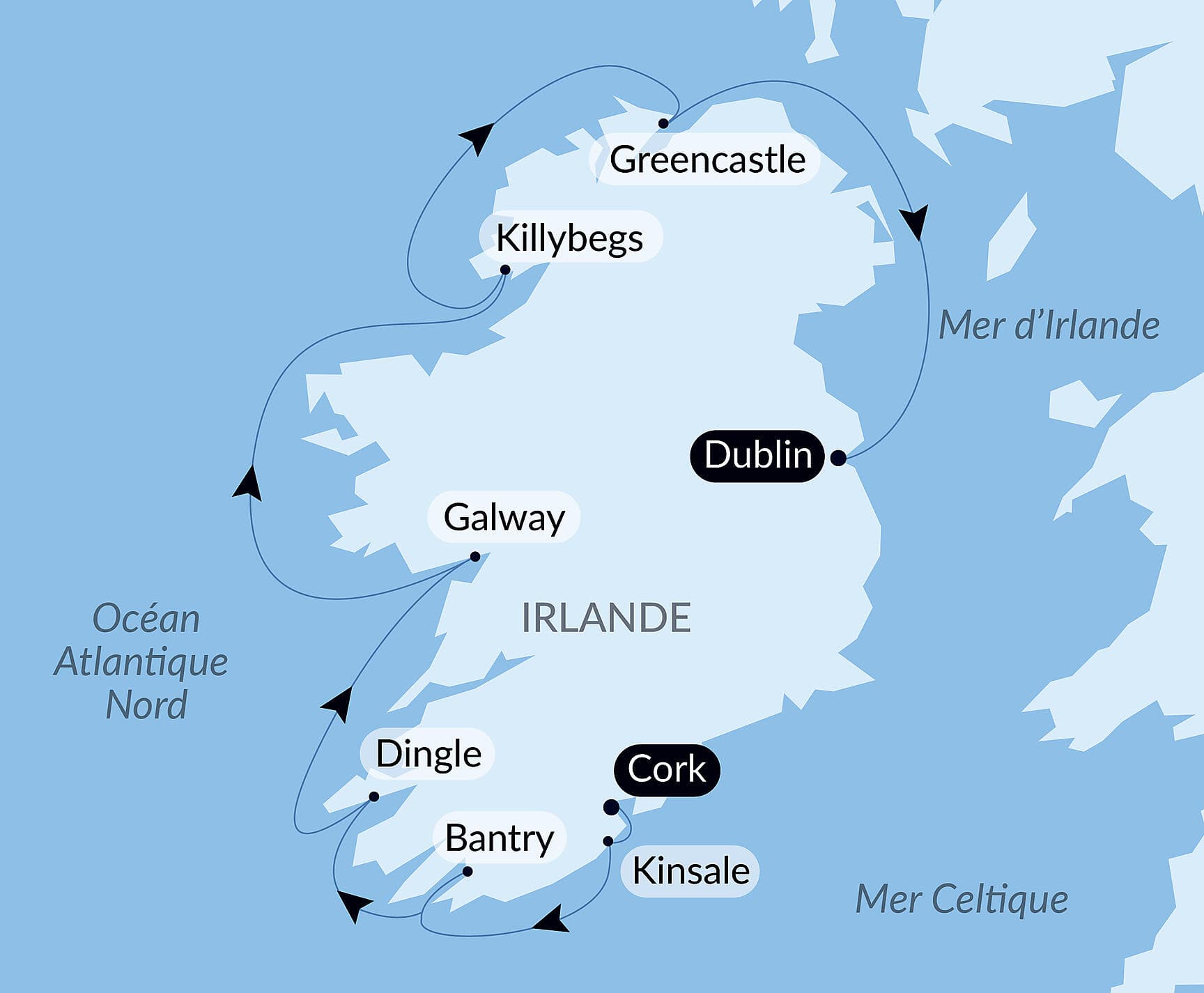 Autour de l’île d’Émeraude